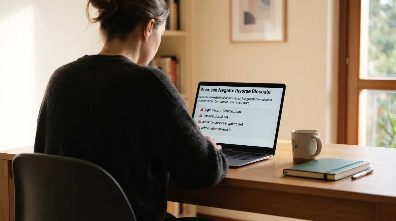 Persona davanti a un portatile che legge una pagina informativa sul gioco online in Italia — casino online senza registrazione